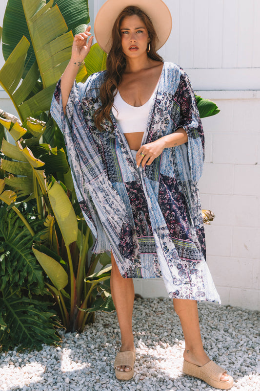 Bluebell Daydream Kimono
