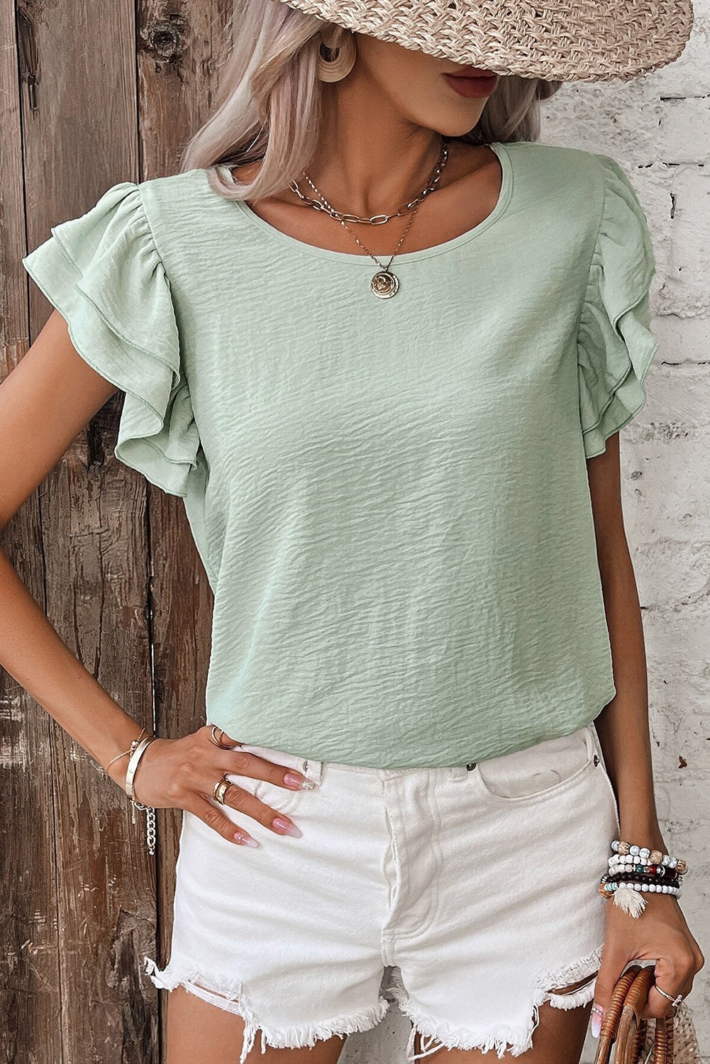Magnolia Ruffle Blouse